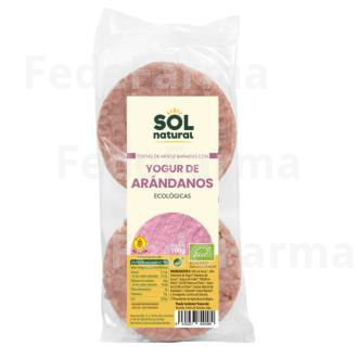 TORTAS DE ARROZ  CON YOGUR Y ARANDANO 100GR. BIO SOLNATURAL