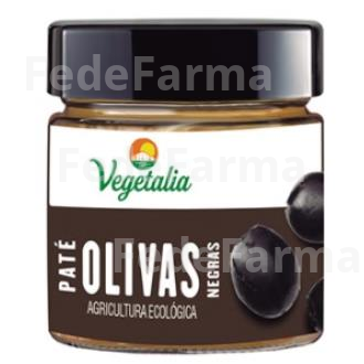 PATE DE OLIVAS NEGRAS GRANDE 180GR.BIO VEGETALIA