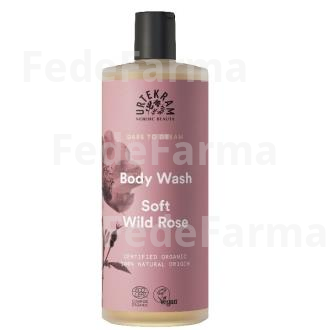 SOFT WILD ROSE GEL DE BANO 500ML. ECO VEGAN URTEKRAM