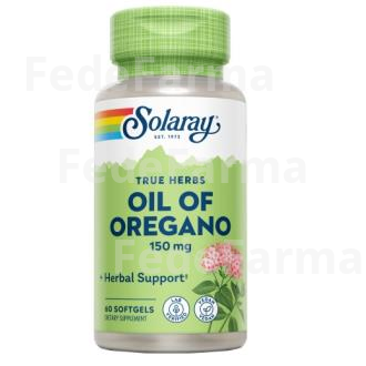 OIL OREGAN 150MG. 60PERLAS SOLARAY