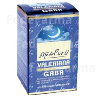 VALERIANA CON GABA 40CAP. ESTADO PURO TONGIL