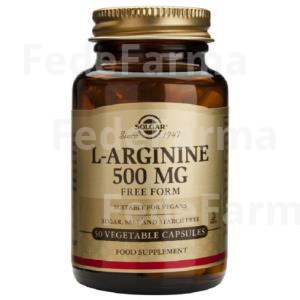 L-ARGININA 500MG. 50VEGICAPS SOLGAR