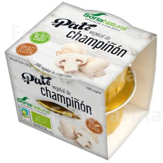 PATE VEGETAL DE CHAMPIÑON 2UDSX50GR. BIO SORIA NATURAL