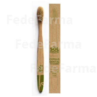 CEPILLO DE BAMBU ADULTO 12UDS. SOLNATURAL
