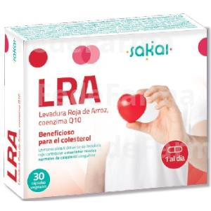 LRA LEVADURA ROJA DE ARROZ + Q10 30CAP. SAKAI