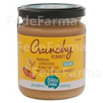 CREMA DE CACAHUETE  CRUNCHY CON SAL HIMALAYA 250G TERRASANA