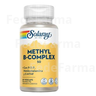 METHYL B-COMPLEX 50 (COENZIMA) 60CAP. SOLARAY