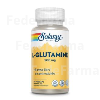 L-GLUTAMINE 500MG. 50CAP. SOLARAY