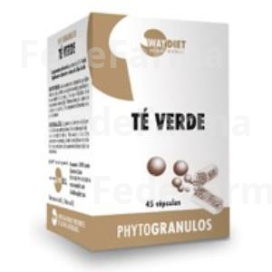 TE VERDE PHYTOGRANULOS 45CAPS. WAYDIET NATURAL PRODUCTS