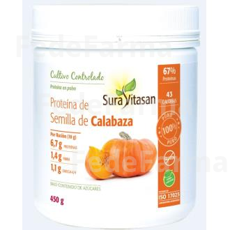 PROTEINA DE SEMILLA DE CALABAZA 450GR. SURA VITASAN