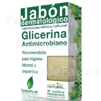 JABON GLICERINA ANTIMICROBIANO 100GR. SANASUR