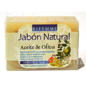 JABON DE ACEITE DE OLIVA 100GR BIFEMME YNSADIET