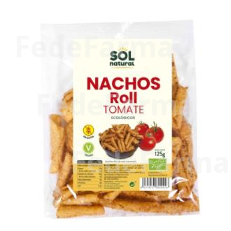 NACHOS ROLL DE MAIZ Y TOMATE 125GR. BIO SG SOLNATURAL