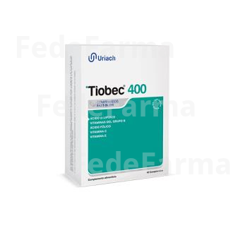 TIOBEC 400 40COMP. URIACH MEDICAL