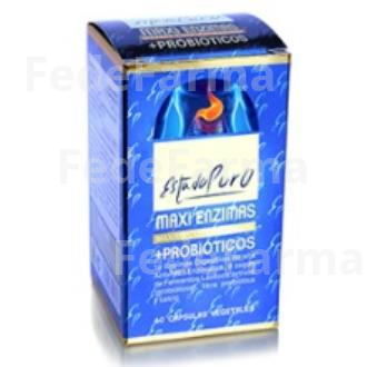 MAXI ENZIMAS CON PROBIOTICOS 40CAP. ESTADO PURO TONGIL