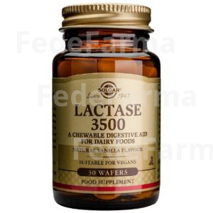 LACTASA 3500 30COMP MASTICABLES SOLGAR