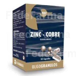 ZINC-COBRE OLIGOGRANULOS 50CAPS. WAYDIET NATURAL PRODUCTS