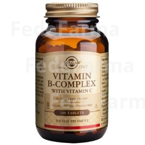 B COMPLEX+VIT.C 100COMP SOLGAR