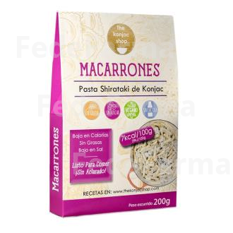 MACARRONES DE KONJAC 200GR. THE KONJAC SHOP