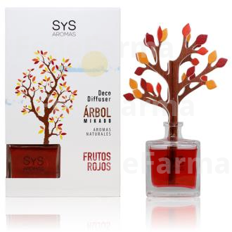 AMBIENTADOR SYS DIFUSOR ARBOL FRUTOS ROJOS 90ML. SYS