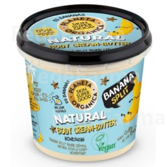 CREMA DE MANTECA CORPORAL BANANA SPLIT 360ML. SKIN SUPER GOOD