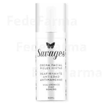 CREMA FACIAL ANTIEDAD PIELES MIXTAS 50ML. SAVAGES