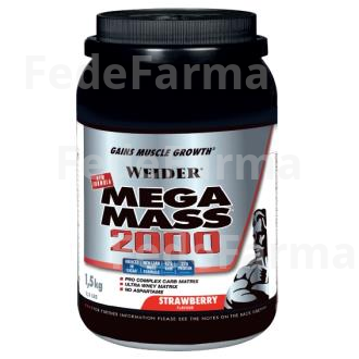 WEIDER MEGA MASS 2000 FRESA 1,5KG. WEIDER