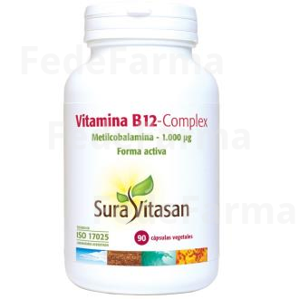 VITAMINA B12 COMPLEX 90VCAP. SURA VITASAN