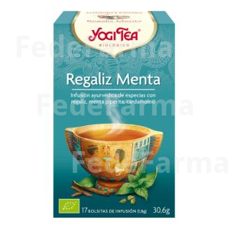 YOGI TEA REGALIZ Y MENTA 17INFUSIONES YOGI TEA