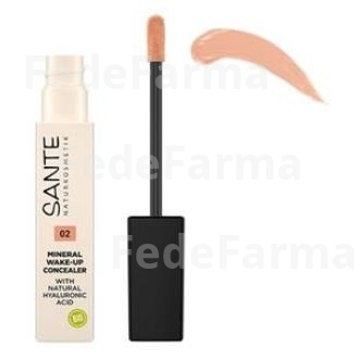 CORRECTOR MINERAL WAKE-UP 02 WARM BEIGE 8ML. SANTE NATURKOSMETIK
