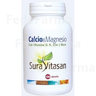 CALCIO & MAGNESIO+D+ZINC+BORO 100CAP. SURA VITASAN