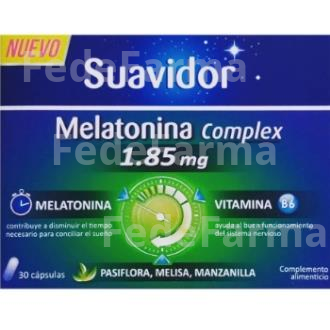 SUAVIDOR MELATONINA COMPLEX 30CAP. URGO