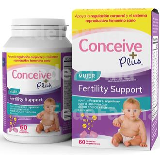 CONCEIVE PLUS APOYO FERTILIDAD FEMENINA 60CAP. SASMAR