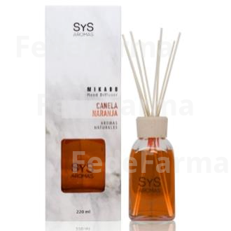 AMBIENTADOR MIKADO CANELA-NARANJA 220ML. SYS