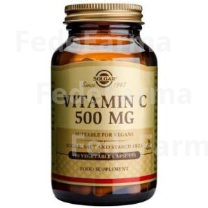 VITAMINA C 500MG. 100VEGICAPS SOLGAR