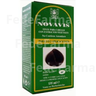 TINTE NOVAVIS 6C RUBIO OSCURO CENIZA 120ML. NOVAVIS