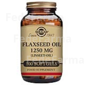 ACEITE DE LINAZA 1.250MG. 100PERLAS SOLGAR