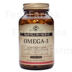 OMEGA 3 TRIPLE CONCENTRACION 50CAP.BLANDA SOLGAR