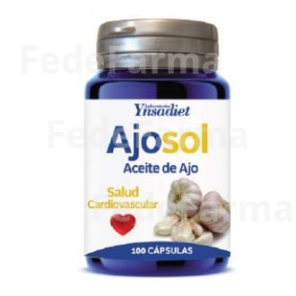 AJOSOL (PERLAS DE AJO 300MG.) 100 PERLAS YNSADIET