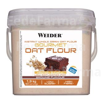 WEIDER HARINA DE AVENA BROWNIE 1,9KG. WEIDER