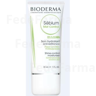 SEBIUM MAT CONTROL  HIDRATA Y MATIFICA 30ML. BIODERMA