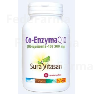 CO-ENZYMA Q10 300MG. UBIQUINONA 30CAP. SURA VITASAN
