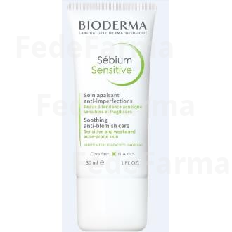 SEBIUM SENSITIVE CALMA REHIDRATA LESIONES ACNE 30M BIODERMA