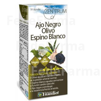 ZENTRUM AJO NEGRO-OLIVO-ESPINO 30CAP. ZENTRUM
