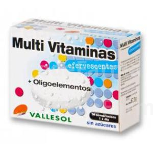 VALLESOL MULTIVI+OLIG. EFERVESCENTE 24COMP. VALLESOL