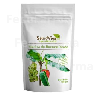 HARINA DE BANANA VERDE 200GR. BIO SALUD VIVA