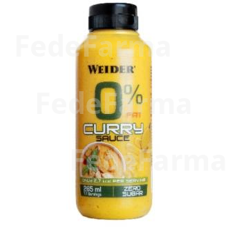 SAUCE ZERO SALSA CURRY 265ML. WEIDER
