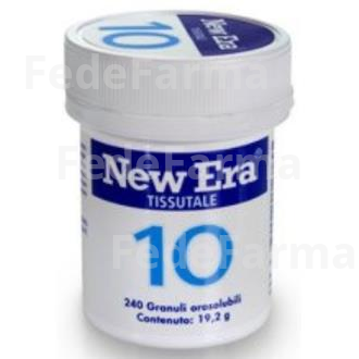 SAL SCHUSSLER Nº10 NATRIUM SULFURICUM 240COMP. NEW ERA