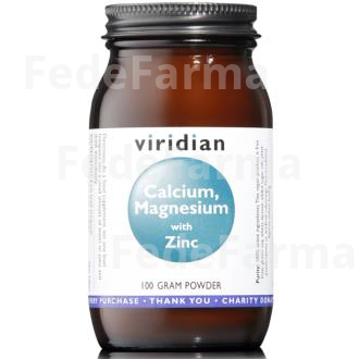 CALCIO MAGNESIO ZINC +VIT. C POLVO 100GR. VIRIDIAN