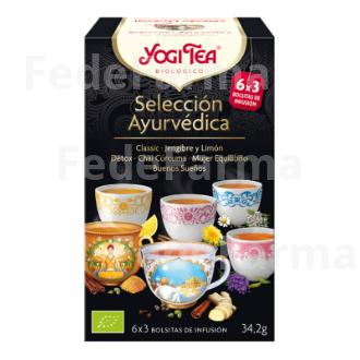 YOGI TEA SELECCION 6SABORES X 3BOLSAS DE INFUSION YOGI TEA